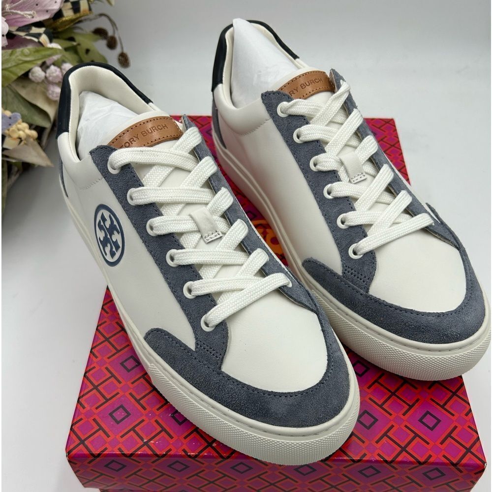Women’s Tory Burch color block signature logo sneakers size 10